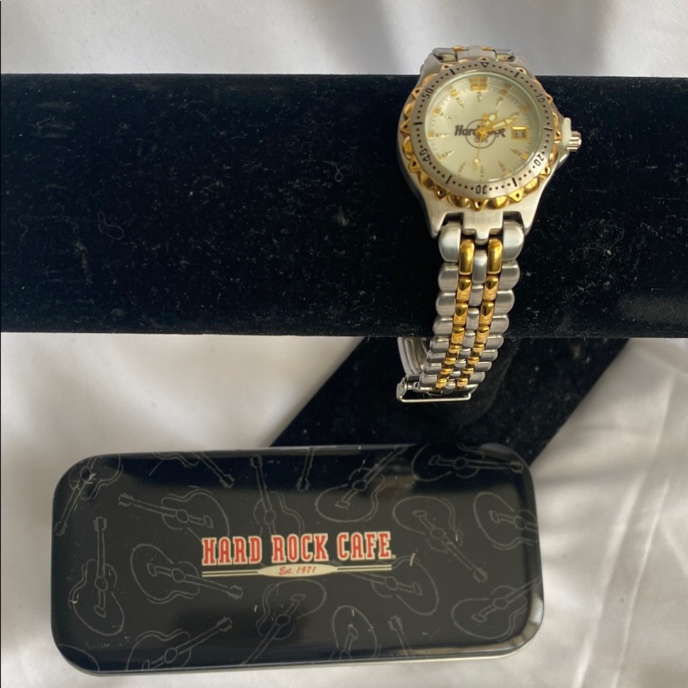 Hard Rock Cafe Two-Tone Watch